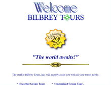 Tablet Screenshot of bilbreytours.com